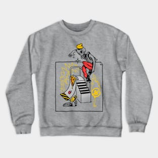 Pizza slide! Crewneck Sweatshirt